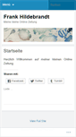 Mobile Screenshot of frankhildebrandt.wordpress.com