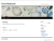 Tablet Screenshot of frankhildebrandt.wordpress.com