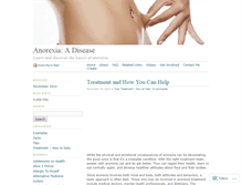 Tablet Screenshot of anorexiaandbodyimage.wordpress.com