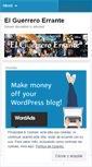 Mobile Screenshot of guerreroerrante.wordpress.com
