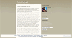 Desktop Screenshot of lunchbagbrigade.wordpress.com