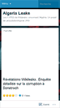 Mobile Screenshot of algerialeaks.wordpress.com