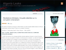 Tablet Screenshot of algerialeaks.wordpress.com