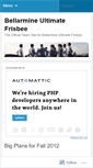 Mobile Screenshot of bellarmineultimatefrisbee.wordpress.com