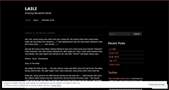 Desktop Screenshot of lailiri.wordpress.com