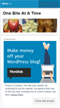 Mobile Screenshot of onebiteatatimewithshayne.wordpress.com