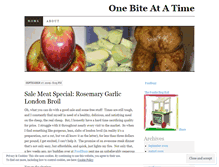 Tablet Screenshot of onebiteatatimewithshayne.wordpress.com