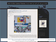 Tablet Screenshot of lamafawaz.wordpress.com