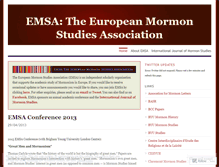 Tablet Screenshot of euromormonstudies.wordpress.com