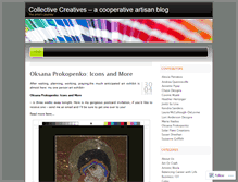 Tablet Screenshot of collectivecreatives.wordpress.com