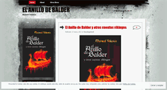 Desktop Screenshot of elanillodebalder.wordpress.com