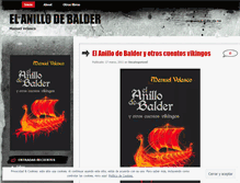 Tablet Screenshot of elanillodebalder.wordpress.com