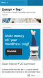 Mobile Screenshot of designplustech.wordpress.com