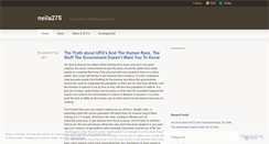 Desktop Screenshot of neila275.wordpress.com
