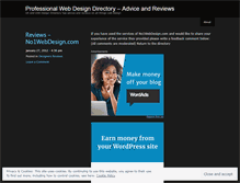 Tablet Screenshot of professionalwebdesigndirectory.wordpress.com
