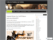 Tablet Screenshot of diablesgelida.wordpress.com