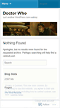 Mobile Screenshot of doctorwhoinfo.wordpress.com