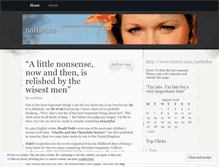 Tablet Screenshot of nattledee.wordpress.com