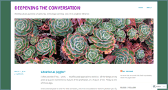 Desktop Screenshot of deepening.wordpress.com