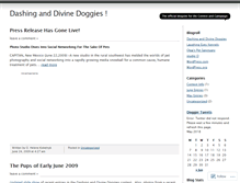Tablet Screenshot of dddoggies.wordpress.com