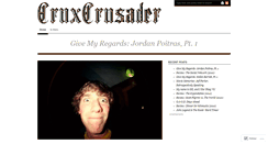 Desktop Screenshot of cruxcrusader.wordpress.com