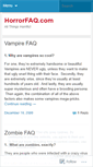 Mobile Screenshot of horrorfaq.wordpress.com