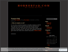 Tablet Screenshot of horrorfaq.wordpress.com