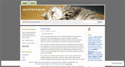 Desktop Screenshot of halfp1nt.wordpress.com