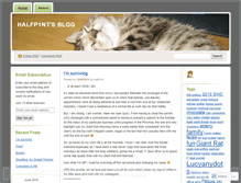 Tablet Screenshot of halfp1nt.wordpress.com
