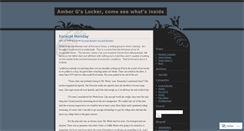 Desktop Screenshot of ambergilchrist.wordpress.com
