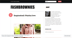 Desktop Screenshot of fashbrownies.wordpress.com