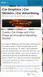 Mobile Screenshot of cargraphicsandcarstickers.wordpress.com