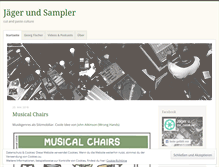 Tablet Screenshot of jaegerundsampler.wordpress.com