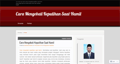 Desktop Screenshot of caramengobatikeputihansaathamil.wordpress.com