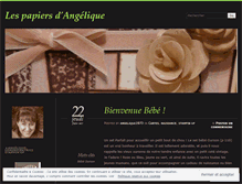 Tablet Screenshot of lespapiersdangelique.wordpress.com