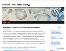 Tablet Screenshot of matkahaukka.wordpress.com