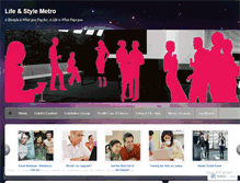 Tablet Screenshot of lifestylemetro.wordpress.com