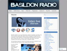 Tablet Screenshot of basildonradio.wordpress.com