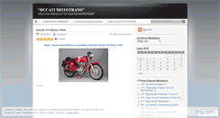 Desktop Screenshot of ducatimototrans.wordpress.com