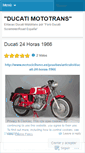 Mobile Screenshot of ducatimototrans.wordpress.com