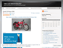 Tablet Screenshot of ducatimototrans.wordpress.com