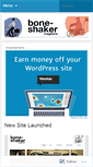 Mobile Screenshot of boneshakermag.wordpress.com