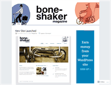 Tablet Screenshot of boneshakermag.wordpress.com