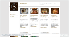 Desktop Screenshot of culinaryq.wordpress.com