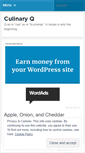 Mobile Screenshot of culinaryq.wordpress.com