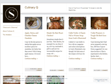 Tablet Screenshot of culinaryq.wordpress.com