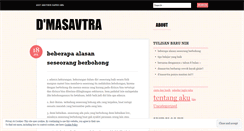 Desktop Screenshot of dmasavtra.wordpress.com
