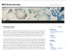 Tablet Screenshot of bhsdramasociety.wordpress.com