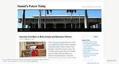 Desktop Screenshot of hawaiifuturetoday.wordpress.com