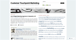 Desktop Screenshot of customertouchpoint.wordpress.com
